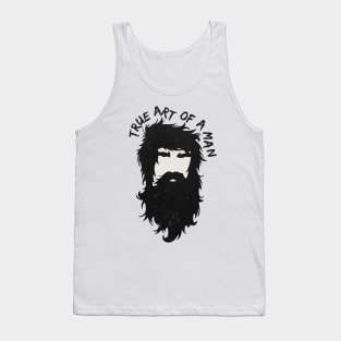 True Art Of A Man | No Shave November-Best Beard Tank Top